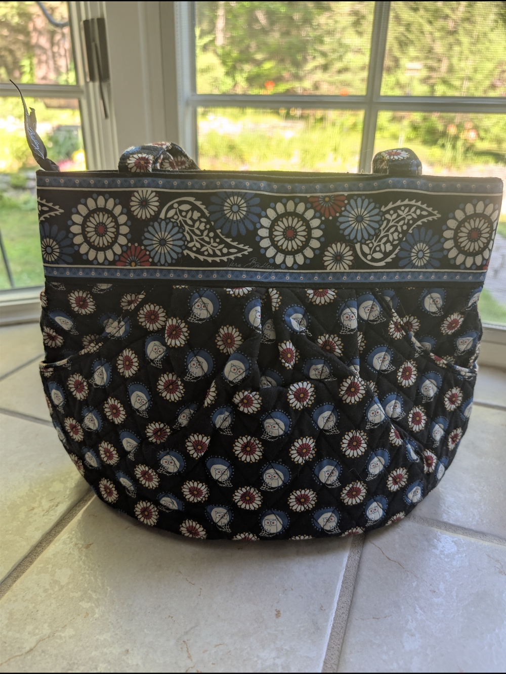 Vera Bradley Night Owl Quilted Bag